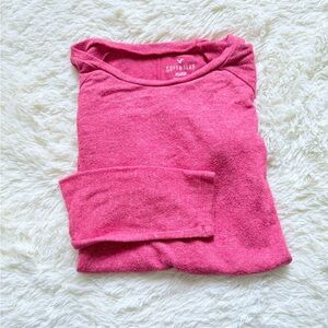 American Eagle Outfitters Soft and Sexy Pink Crew Neck Sweater